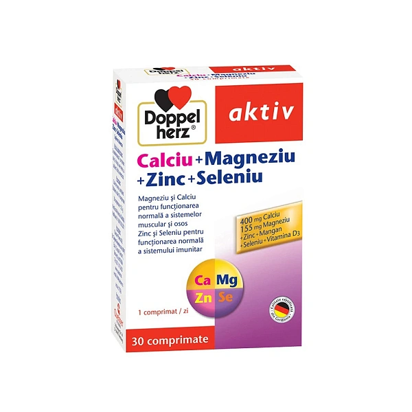 Doppelherz Ca+Mg+Zn+Se comp. N30