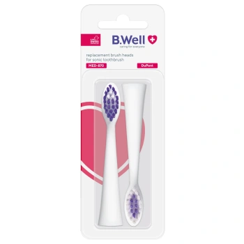 B.Well Perie rezervă albă, 2buc (MED-870)
