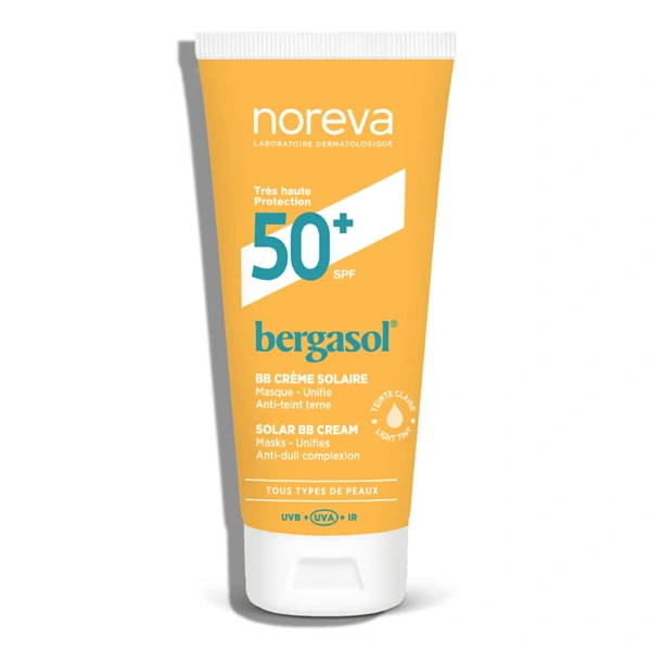 Noreva Bergasol Expert Cremă cu fond de ten deschis SPF50+, 40ml Noreva Bergasol Expert Cremă cu fond de ten deschis SPF50+, 40ml