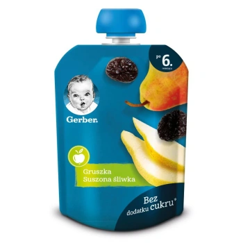 Gerber Pireu din pară, prune uscate 90g