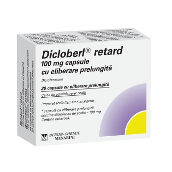 Dicloberl retard 100mg caps. elib. prel. N10x2