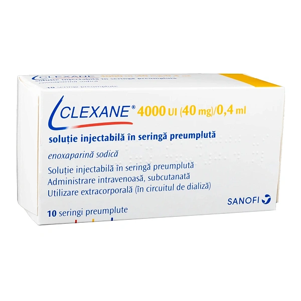 Clexane 4000UI anti xa/0.4ml sol.inj.ser. N10