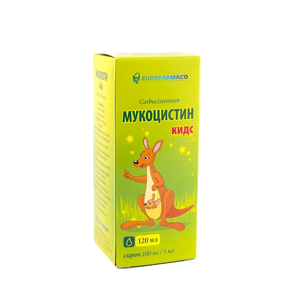 Mucocistin Kids sirop 100mg/5ml 120ml  Mucocistin Kids sirop 100mg/5ml 120ml