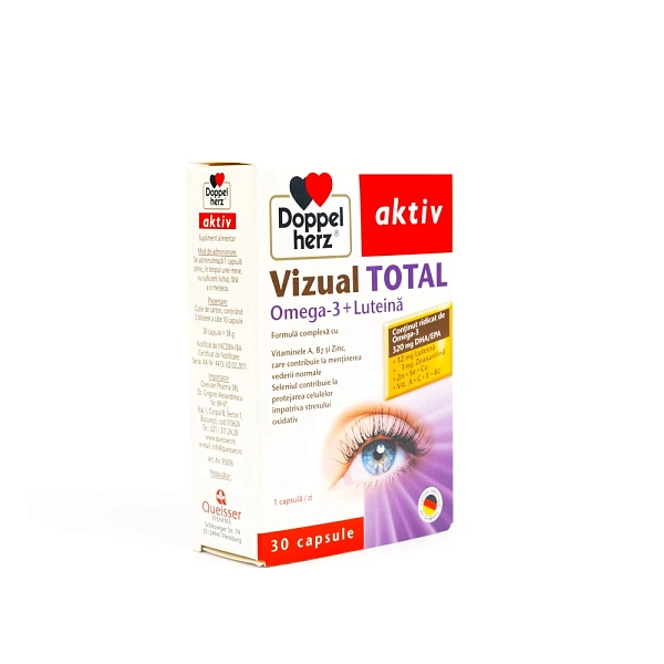 Doppelherz  Vizual Total omega-3 + luteina caps. N30 Doppelherz  Vizual Total omega-3 + luteina caps. N30