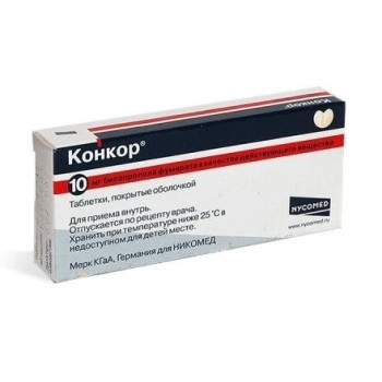 Concor 10mg comp. film. N10x5
