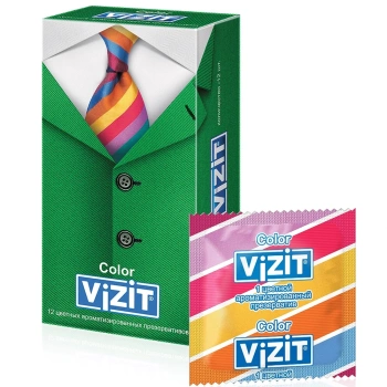 Prezervative Vizit N12 Color (colorate-aromatizate)