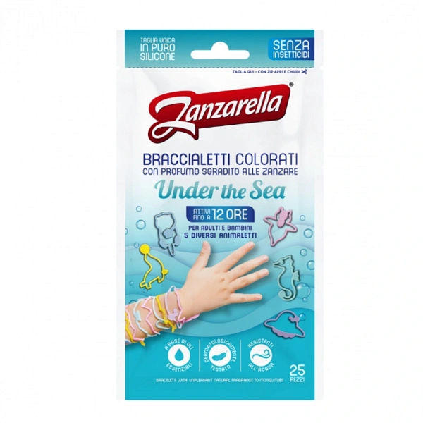 Zanzarella Bratara anti-țânțari colorate N25