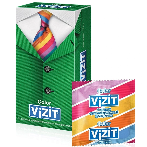 Prezervative Vizit N12 Color (colorate-aromatizate) Prezervative Vizit N12 Color (colorate-aromatizate)