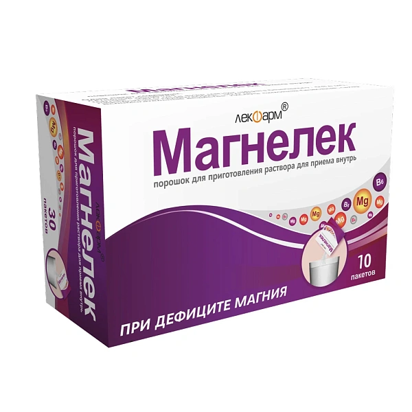 Magnelek 100mg/10mg 3g N10