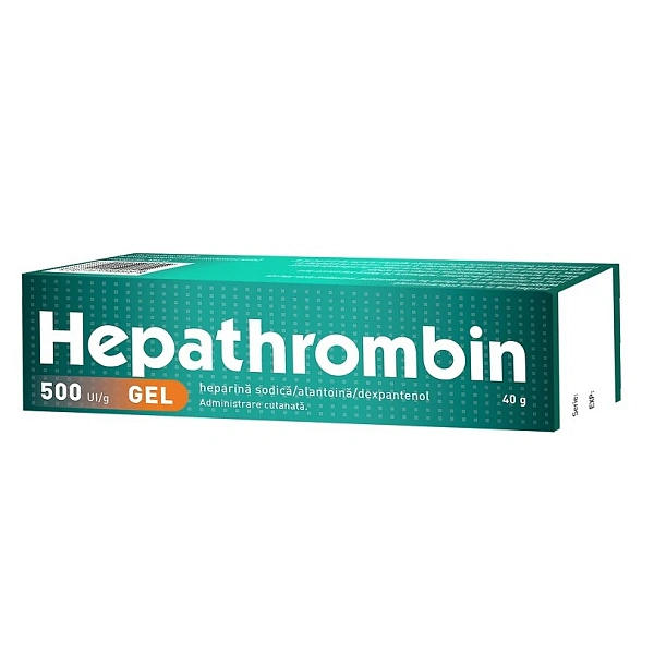 Hepathrombin 50000UI 40g gel 