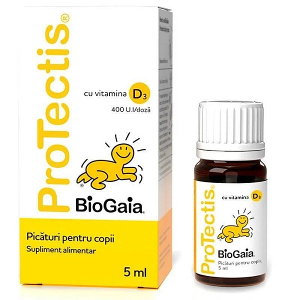 Protectis Probiotic vit.D3 (400UI) 5ml pic.copii N1