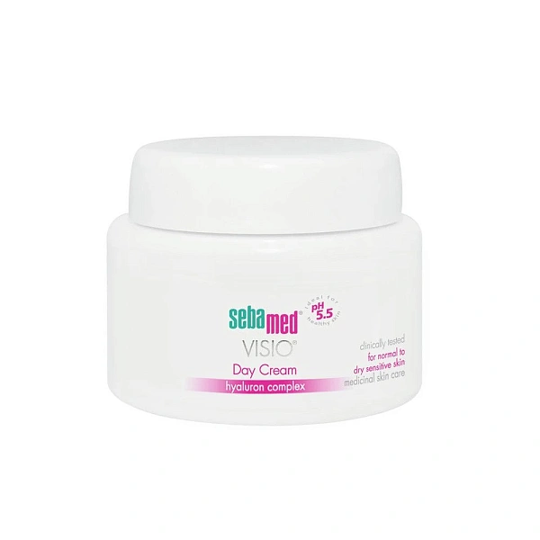 Sebamed Visio Cremă de zi cu compex hialuronic, ten uscat/sensibil, 50ml  Sebamed Visio Cremă de zi cu compex hialuronic, ten uscat/sensibil, 50ml