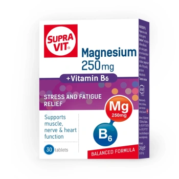 SupraVit Magneziu 250mg + Vitamina B6 comp. N30