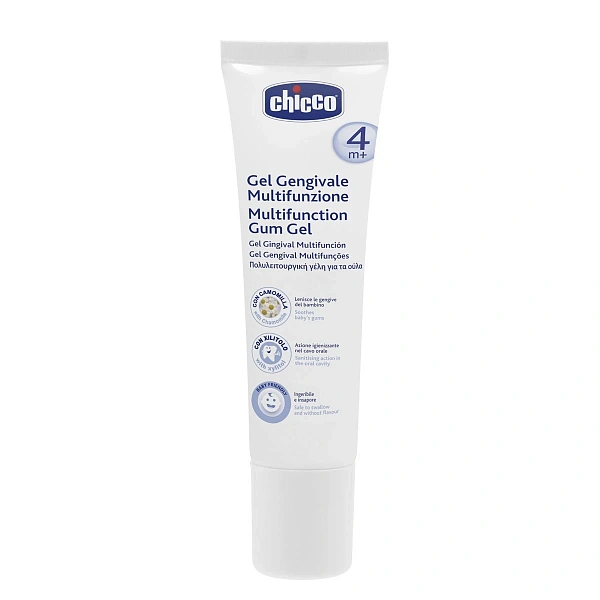 Chicco Gel gingival multifuncțional, 4+, 30 ml (20830)