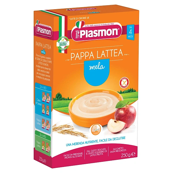 Plasmon Terci Cereale crema cu mere de la 4 luni, 250 g Plasmon Terci Cereale crema cu mere de la 4 luni, 250 g