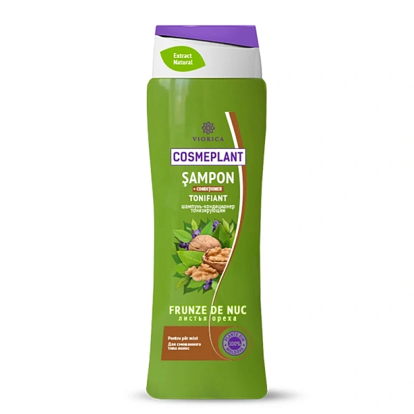 Viorica Cosmeplant Sampon Frunze de nuc + Conditioner 400ml Viorica Cosmeplant Sampon Frunze de nuc + Conditioner 400ml