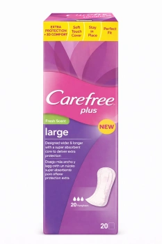 Carefree Absorbante  Large Plus Fresh parfumate N20