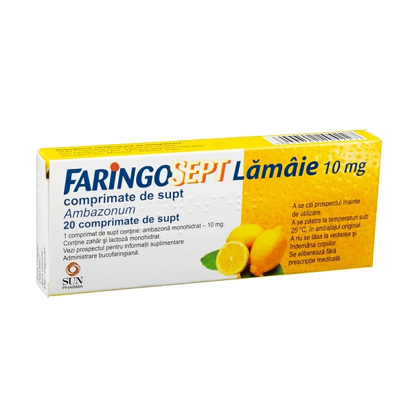 Faringosept L 10mg comp. de supt N20