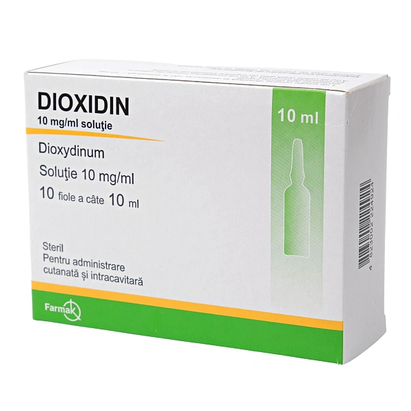 Dioxidin 1% 10ml sol.inj. N5x2 Dioxidin 1% 10ml sol.inj. N5x2