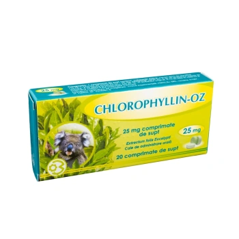 Chlorophyllin OZ 25mg comp. de supt N10x2