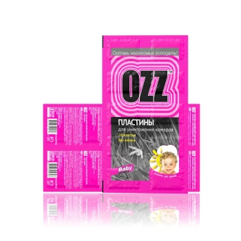 OZZ Plăci contra țânțari Baby/roz 10buc.