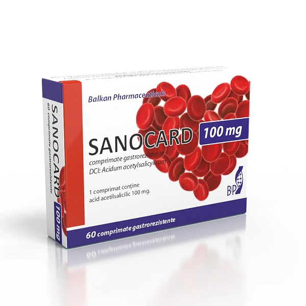 Sanocard 100mg comp. gastrorez. N20x3