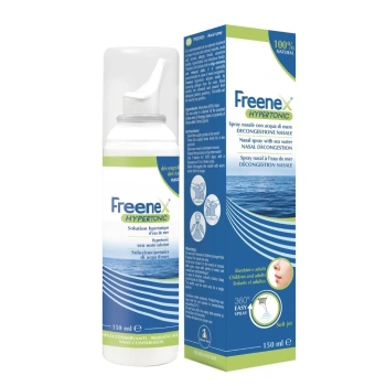 FREENEX Spray Hipertonic nazal cu apa de mare 150ml