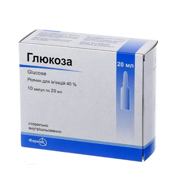 Glucoza 40% 20ml sol.inj. N10