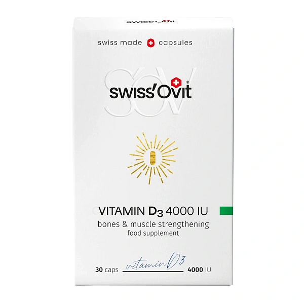 SwissOvit Vitamina D3 4000IU caps. N30