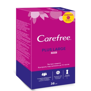 Carefree Absorb. Plus large fresh N36