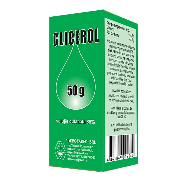 Glicerol 50g sol.uz ext. 