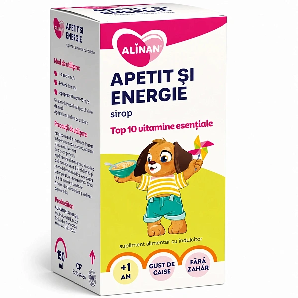 Alinan Apetit si Energie sirop 150ml