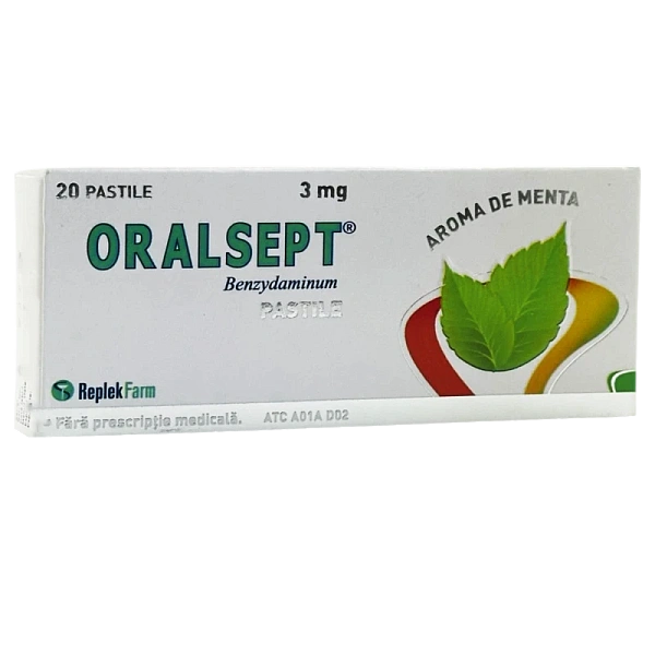 Oralsept 3mg past. N10X2