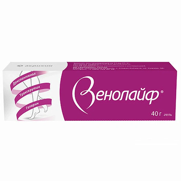 Venolife 2,5mg 40g gel 