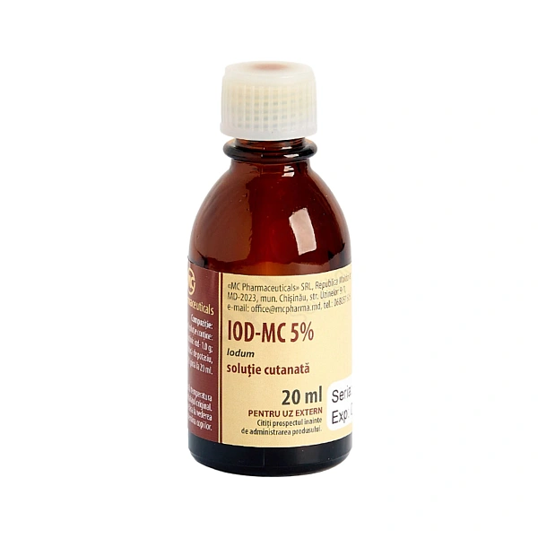 Iod-MC 5% sol.cutan. 20ml Iod-MC 5% sol.cutan. 20ml