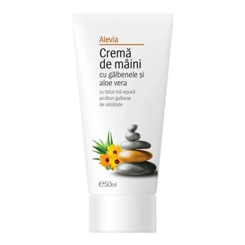 Crema de maini cu Galbenele si Aloe Vera 50ml (Alevia)