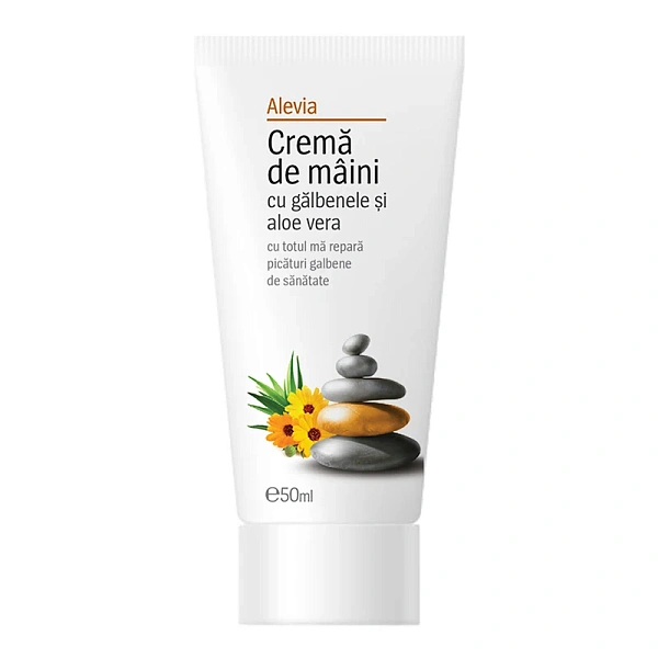 Crema de maini cu Galbenele si Aloe Vera 50ml (Alevia)