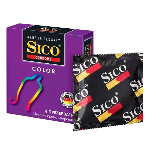 Prezervative Sico N3 Color (colorate-aromatizate) Prezervative Sico N3 Color (colorate-aromatizate)