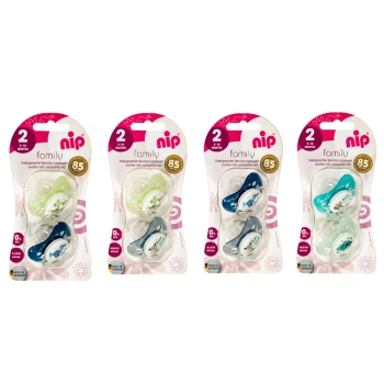 NIP Family B Suzetă silicon, mărimea 2 (5-18luni) N2