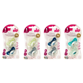 NIP Family B Suzetă silicon, mărimea 1 (0-6luni) N2