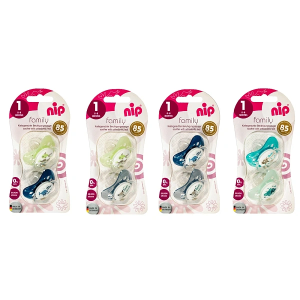 NIP Family B Suzetă silicon, mărimea 1 (0-6luni) N2