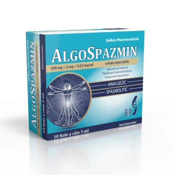 AlgoSpazmin 500mg+2mg+0,02mg/ 2ml sol.inj. N10