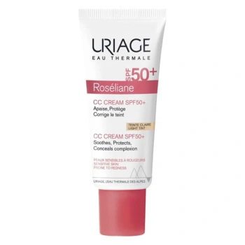 Uriage Roseliane CC Cremă cu nuanță deschisă și SPF50+, 40ml
