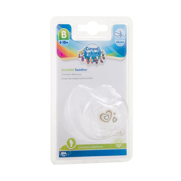 Canpol Baby 22/566 Suzeta ortodontica silicon 6-18 luni "Newborn baby"