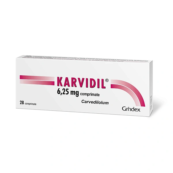 Karvidil 6.25mg comp. N28 Karvidil 6.25mg comp. N28