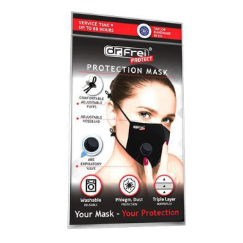 Dr.Frei Masca Protectie, negru M0201 XS/M