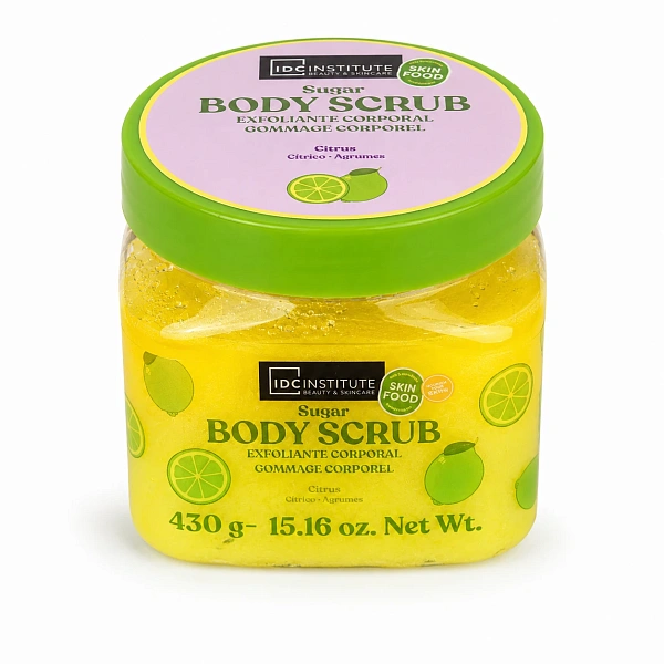 IDC Institute Scrub de corp cu zahăr lime, 430g