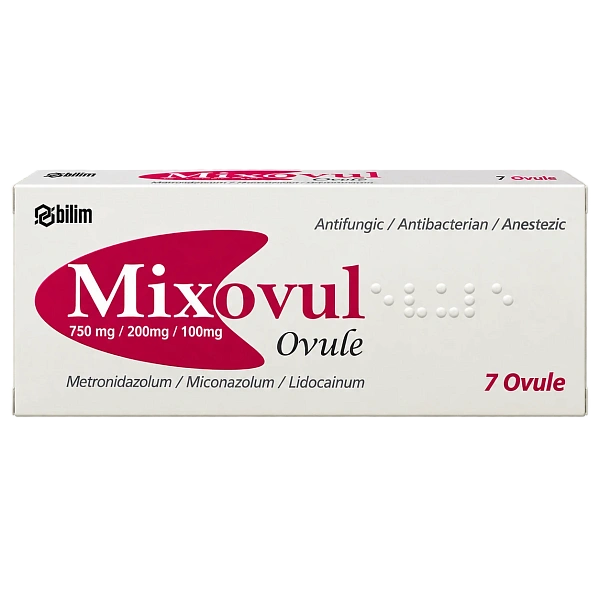 Mixovul 750mg/200mg/100mg ovule N7