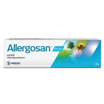 Allergosan 10mg/g 18g cremă