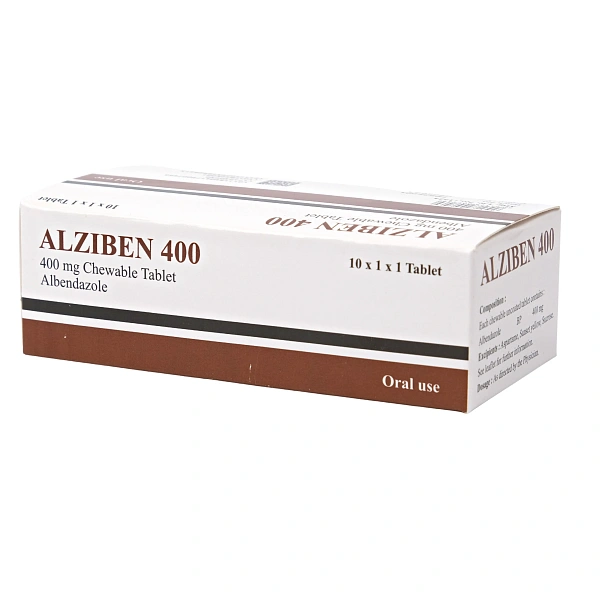 Alziben 400mg comp. masticab. N10 Alziben 400mg comp. masticab. N10